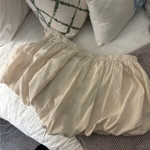 Zara Cream A-Line Skirt